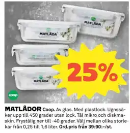 Coop Matlådor erbjuda