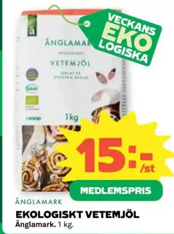 Coop Ekologiskt vetemjöl erbjuda