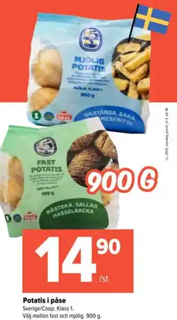 Coop Extra Potatis i påse erbjuda