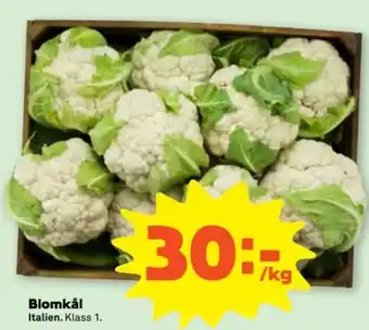 Stora Coop Blomkål erbjuda