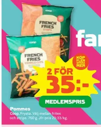 Stora Coop Pommes erbjuda