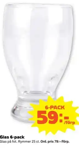 Stora Coop Glas 6-pack erbjuda