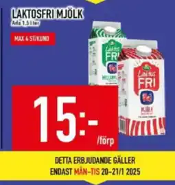 Matdax Laktosfri mjölk erbjuda