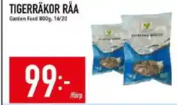 Matdax Tigerräkor råa erbjuda