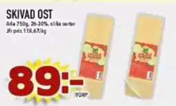 Matdax Skivad ost erbjuda