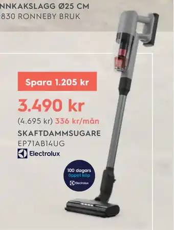 Electrolux Home SKAFTDAMMSUGARE erbjuda