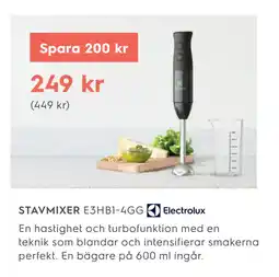 Electrolux Home STAVMIXER E3HB1-4GG erbjuda