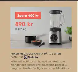 Electrolux Home MIXER MED GLASKANNA PÅ 1,75 LITER erbjuda