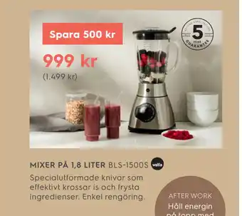 Electrolux Home MIXER PÅ 1,8 LITER erbjuda