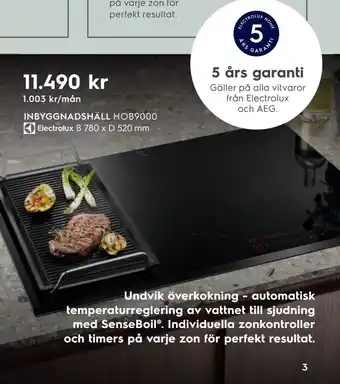 Electrolux Home INBYGGNADSHÄLL erbjuda