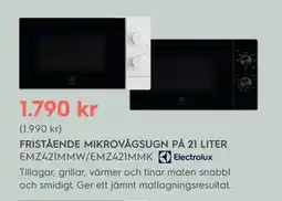 Electrolux Home FRISTÅENDE MIKROVÅGSUGN PÅ 21 LITER erbjuda