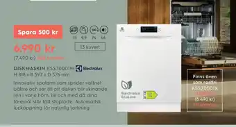 Electrolux Home DISKMASKIN erbjuda