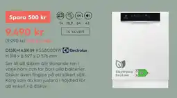 Electrolux Home DISKMASKIN erbjuda