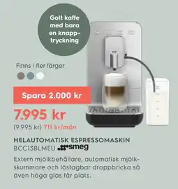 Electrolux Home HELAUTOMATISK ESPRESSOMASKIN erbjuda