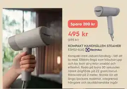 Electrolux Home KOMPAKT HANDHÅLLEN STEAMER erbjuda