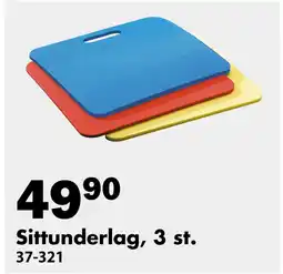 Biltema Sittunderlag, 3 st erbjuda