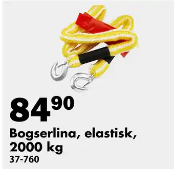 Biltema Bogserlina, elastisk, 2000 kg erbjuda