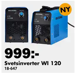 Biltema Svetsinverter WI 120 erbjuda