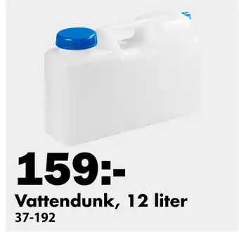 Biltema Vattendunk, 12 liter erbjuda