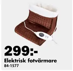 Biltema Elektrisk fotvärmare erbjuda