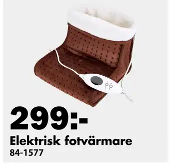 Biltema Elektrisk fotvärmare erbjuda