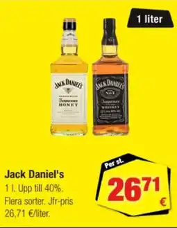 Calle Jack daniel's erbjuda