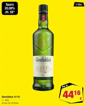 Calle Glenfiddich 12 yo erbjuda