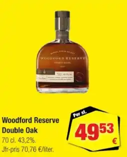 Calle Woodford reserve double oak erbjuda