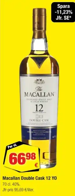 Calle Macallan double cask 12 yo erbjuda