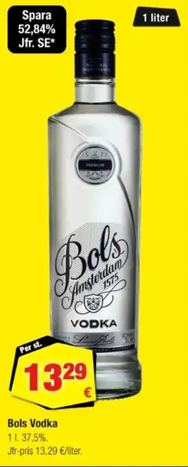 Calle Bols vodka erbjuda