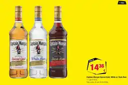 Calle Captain morgan spiced gold, white el. dark rom erbjuda