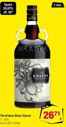 Calle The kraken black spiced erbjuda