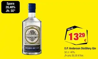 Calle O.p. anderson distillery gin erbjuda