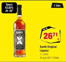 Calle Xanté original liqueur erbjuda