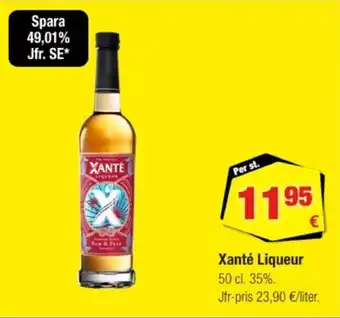 Calle Xanté liqueur erbjuda