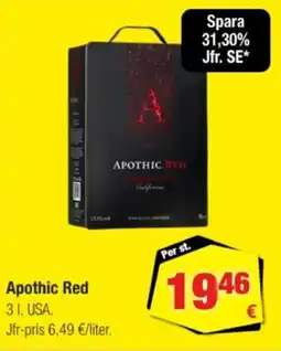 Calle Apothic red erbjuda