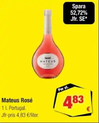 Calle Mateus rosé erbjuda