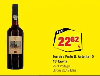 Calle Ferreira porto d. antonia 10 yo tawny erbjuda