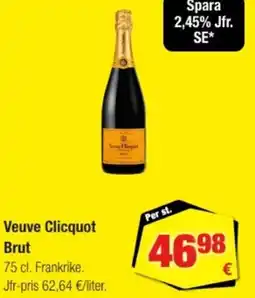 Calle Veuve clicquot brut erbjuda