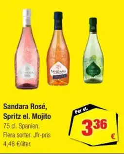 Calle Sandara rosé, spritz el. mojito erbjuda