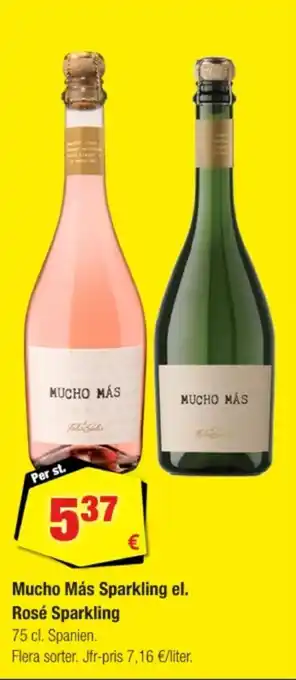 Calle Mucho más sparkling el. rosé sparkling erbjuda