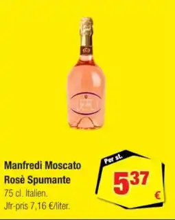 Calle Manfredi moscato rosé spumante erbjuda