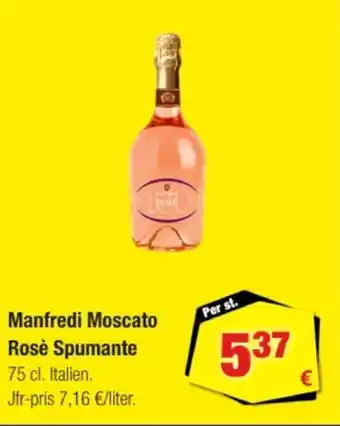 Calle Manfredi moscato rosé spumante erbjuda