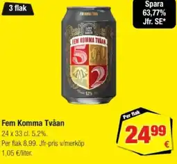 Calle Fem komma tvåan erbjuda