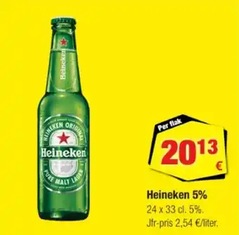 Calle Heineken 5% erbjuda