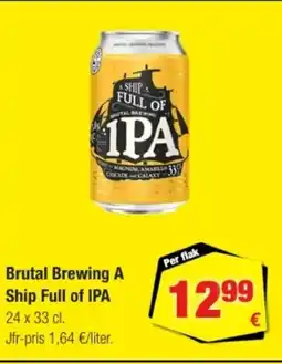 Calle Brutal brewing a ship full of ipa erbjuda