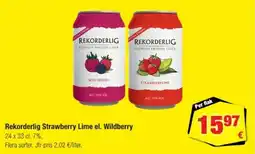 Calle REKORDERLIG Strawberry lime el. wildberry erbjuda