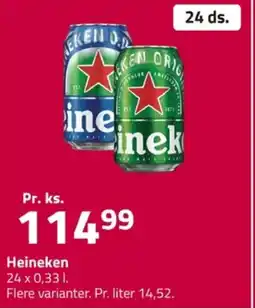 Fleggaard Heineken erbjuda