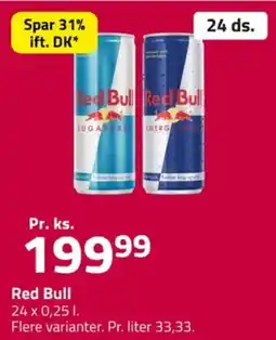 Fleggaard Red bull erbjuda