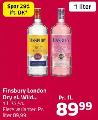 Fleggaard Finsbury london dry el. wild erbjuda